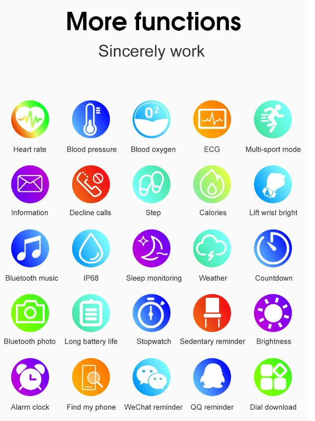 S20S Smartwatch | Intelligent Health & Fitness Tracking – Pink Edition